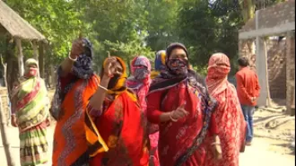 Video alleges 70 women paid to protest in Sandeshkhali.