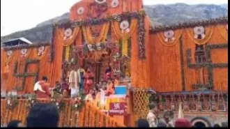 Uttarakhand's famous Badrinath temple is now open for pilgrims to visit.