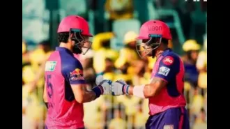 Chennai Super Kings limits Rajasthan Royals to 141 runs for 5 wickets in IPL.