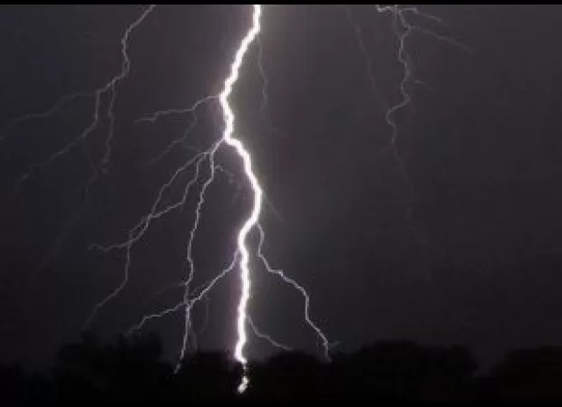 Three people lost their lives due to being struck by lightning.