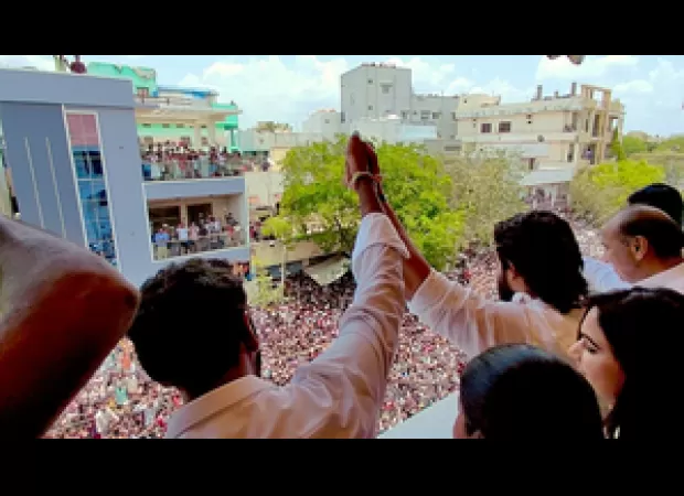 South Indian actor arrested after showing support for state legislator by visiting his home.