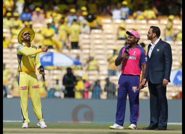 Rajasthan Royals chose to bat first against Chennai Super Kings in IPL 2024.