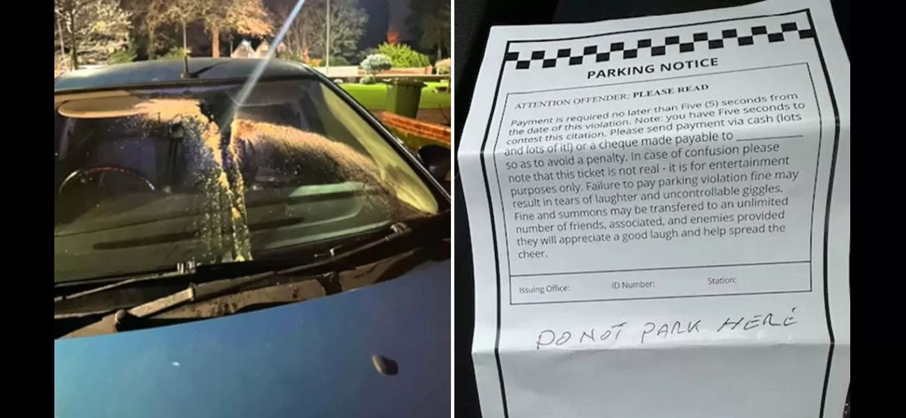 Healthcare workers' cars vandalized with glue and flour in dispute over parking.