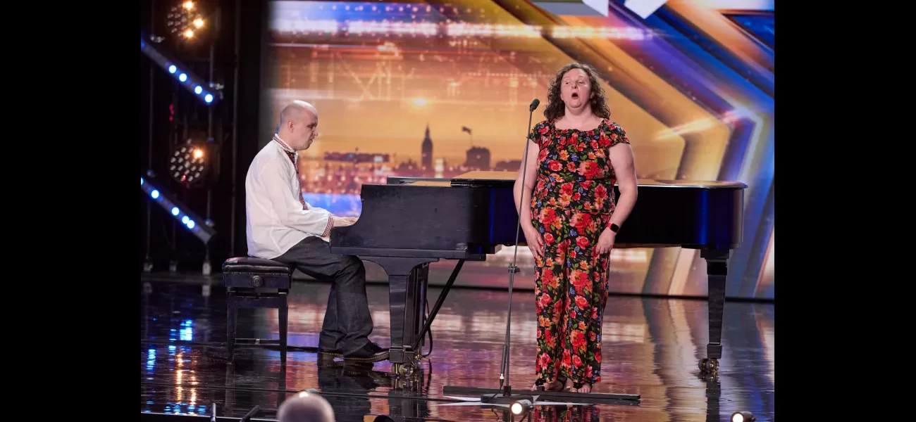 Blind couple's act on Britain's Got Talent leaves viewers emotional.