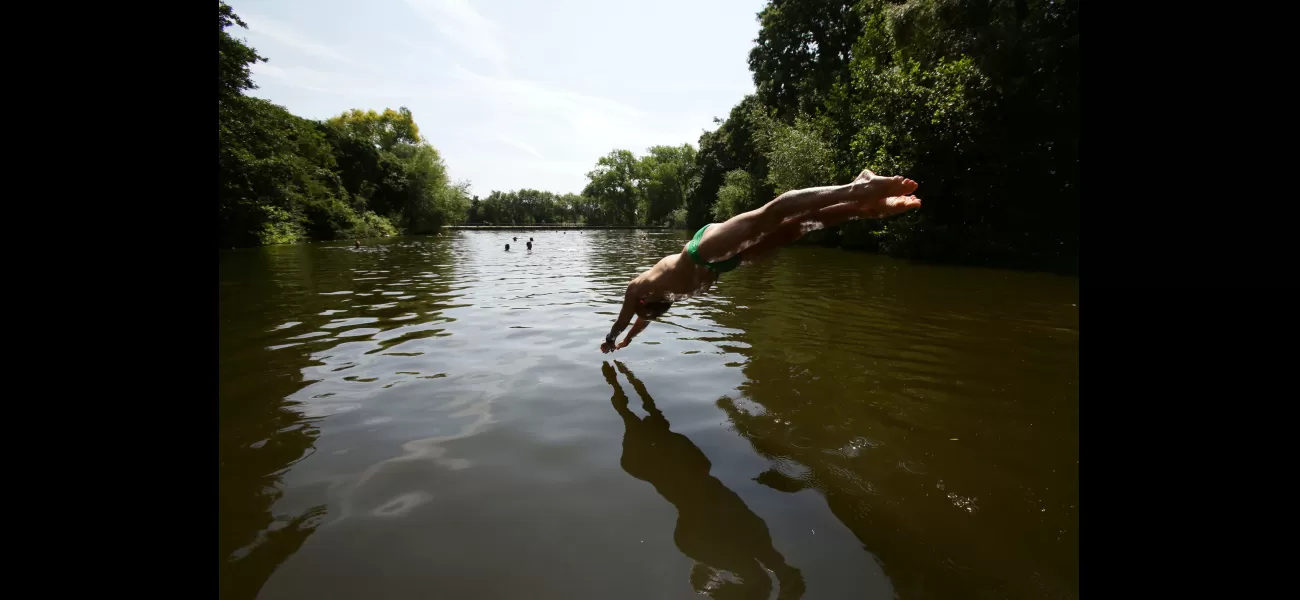 Map displays locations for refreshing wild swims.