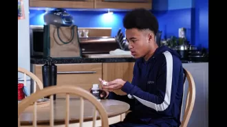 Actor Denzel Danes' character in EastEnders suffers from sexual dysfunction due to steroid misuse.