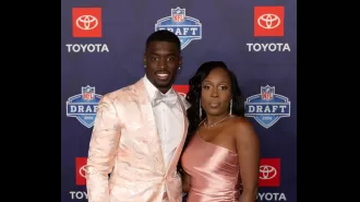 Football player shares humor about how his mom's competitive spirit helped shape his own and ultimately led to his success.