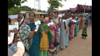 Voting taking place in all 17 Parliamentary seats in Telangana.