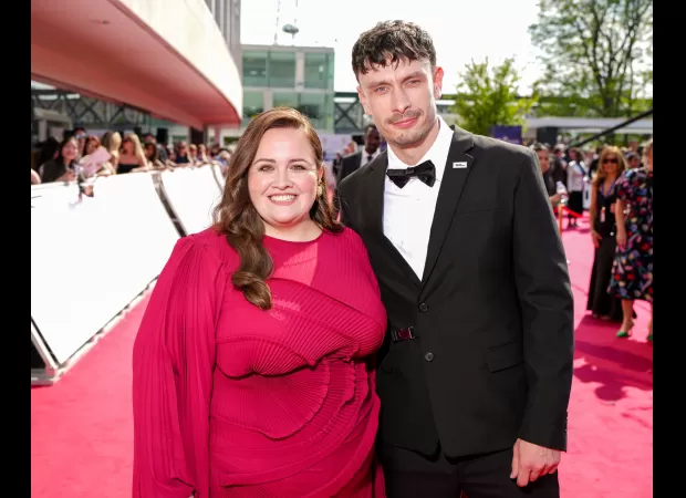 The cast of Baby Reindeer come together at Bafta TV Awards despite real-life 'Martha' controversy.