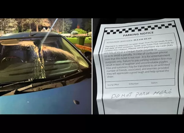 Healthcare workers' cars vandalized with glue and flour in dispute over parking.