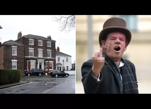 The owner of a hotel, similar to Basil Fawlty from a TV show, was known for cursing at his guests and running a poorly maintained establishment.