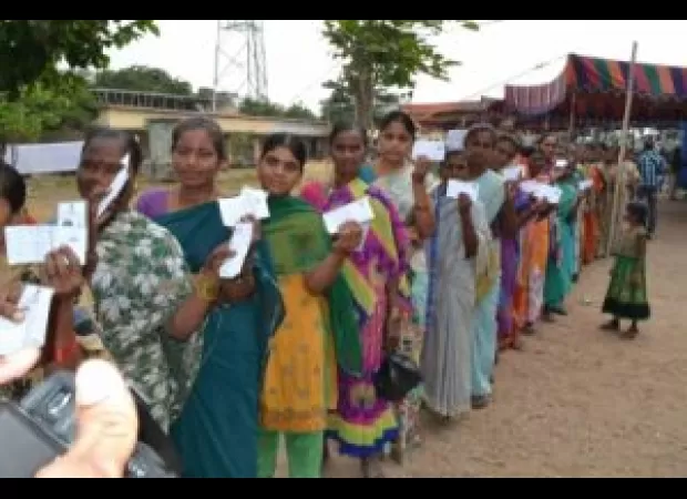 Voting taking place in all 17 Parliamentary seats in Telangana.
