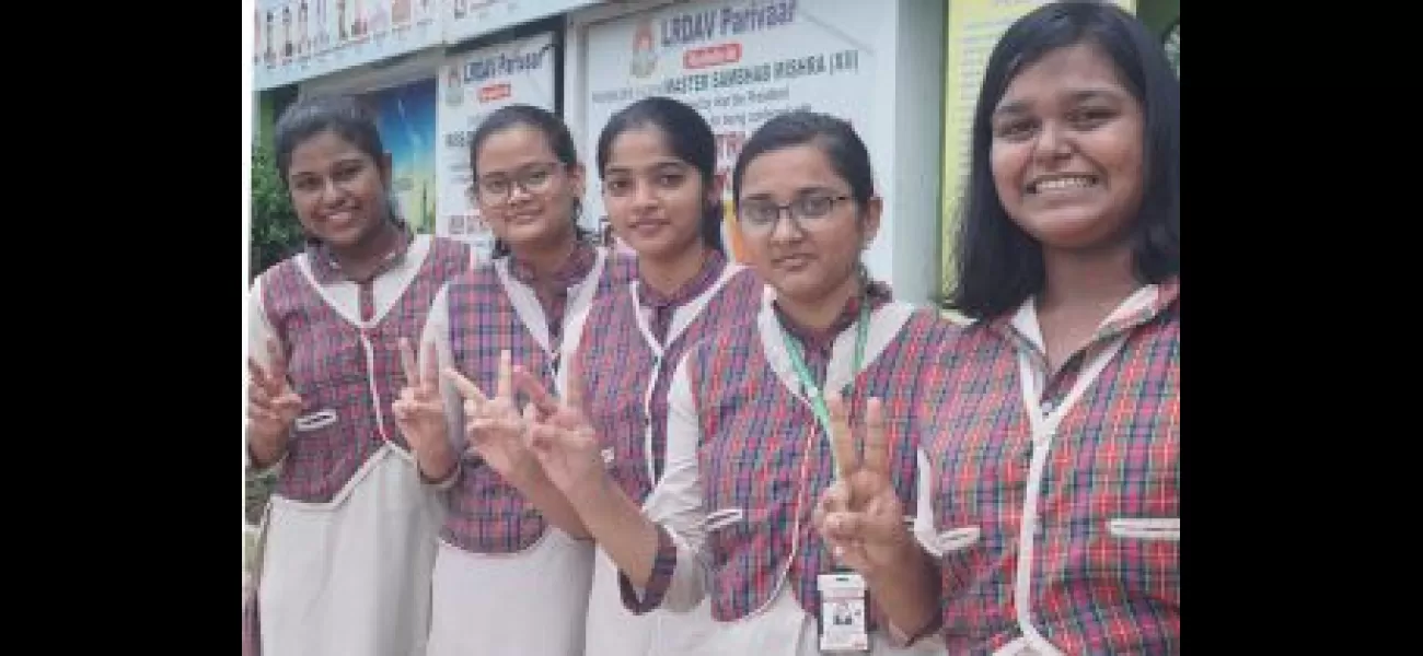 The CBSE Class-X board exam results have been announced, with 93.60% of students passing the test.