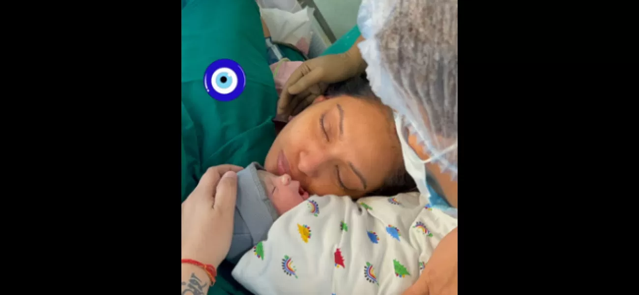 Actress Bipasha Basu posts initial photo of her daughter Devi, who was recently born.