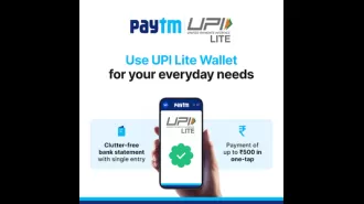 Paytm promotes UPI Lite Wallet for small, frequent transactions.