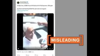 An old video of Bihar CM questioning PM Modi's chances of winning the 2024 election is being falsely shared as recent.