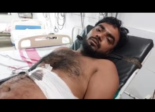 Garage owner stabbed, campaign van driver arrested.