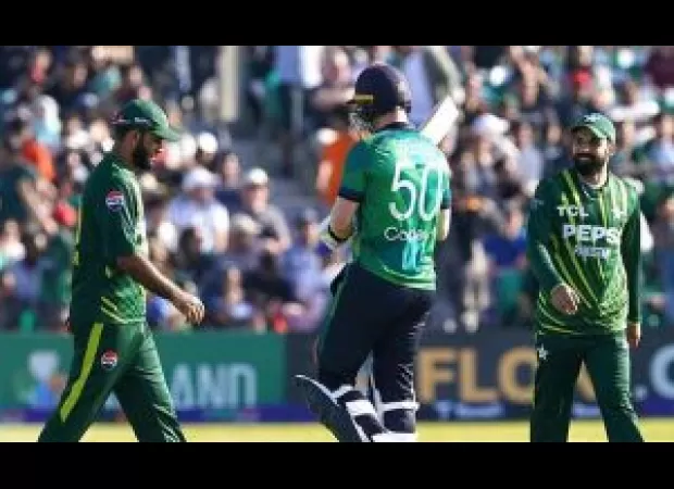 Pakistan defeats Ireland by 7 wickets in second T20I match.