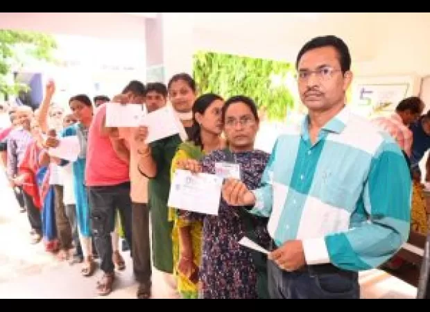 Voting in Odisha is going smoothly with a 23.28% turnout by 11am.
