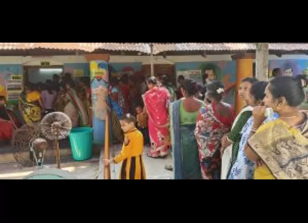 39.30% of eligible voters in Odisha have cast their ballots as of 1pm.