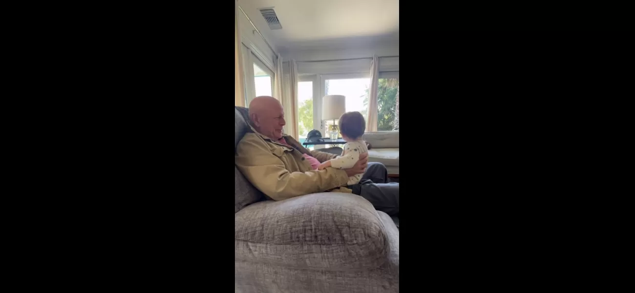 Bruce Willis holds his granddaughter and shares beautiful pictures after revealing he has dementia.