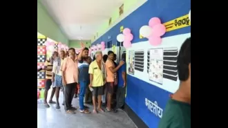 In Odisha's Berhampur Lok Sabha seat, voters are greeted with theme-based polling stations.
