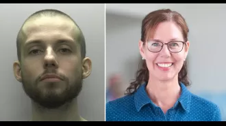 Father pardons son who fatally stabbed mother 11 times in argument over finances.