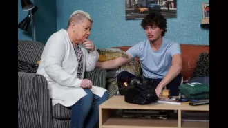 Long-awaited comeback of two EastEnders icons causes havoc.