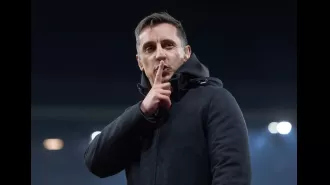 Neville chooses attractive Arsenal player as top performer this season.