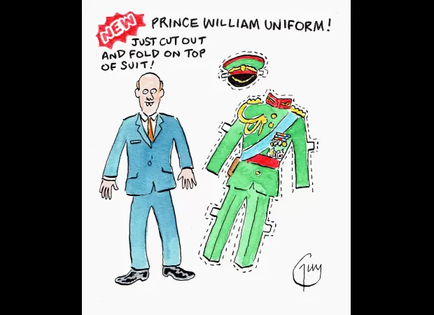 A cartoon by Guy Venables appearing in Metro daily newspaper.