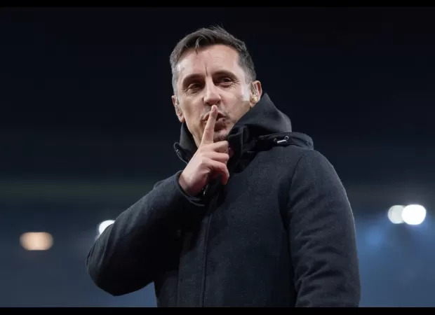 Neville chooses attractive Arsenal player as top performer this season.