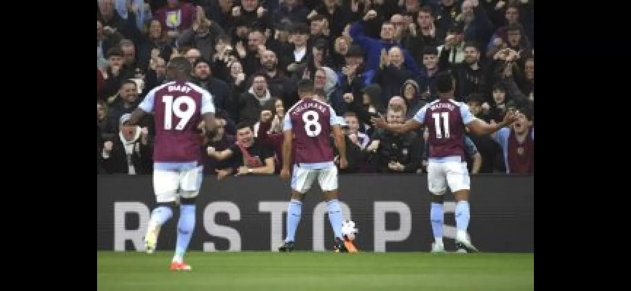 Late substitute scores two goals in a thrilling match between Villa and Liverpool.
