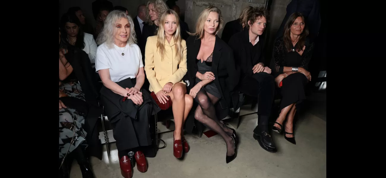 Supermodel Kate Moss, 50, was seen holding hands with her boyfriend, the grandson of a music legend, during a rare public outing.