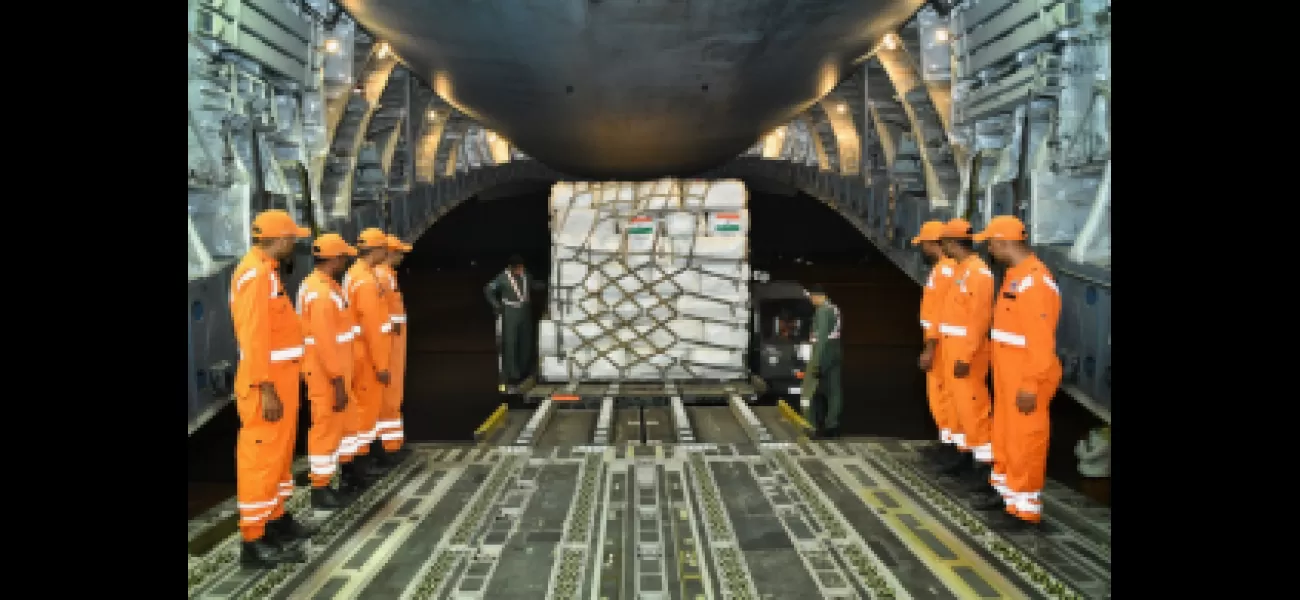 India sends new aid supplies to assist Kenya after flooding caused destruction.