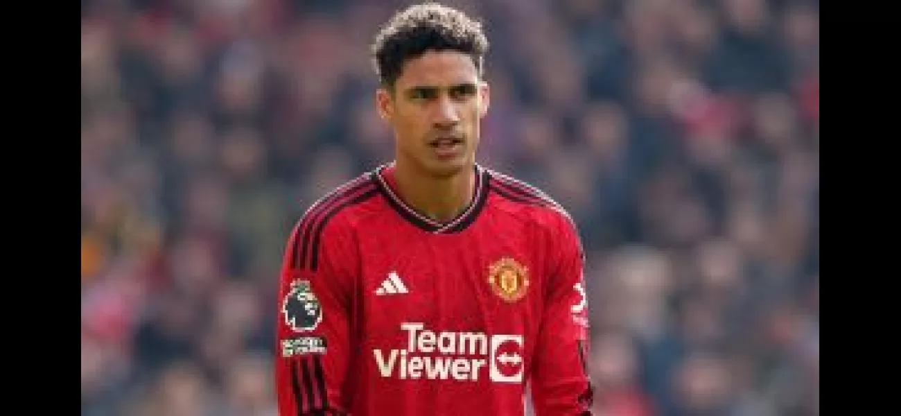 Raphael Varane is departing from Manchester United.