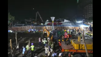 Four individuals killed after billboard topples in heavy Mumbai storm.