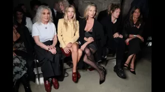 Supermodel Kate Moss, 50, was seen holding hands with her boyfriend, the grandson of a music legend, during a rare public outing.
