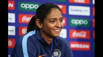 Harmanpreet Kaur moves up in ICC women's T20I rankings.