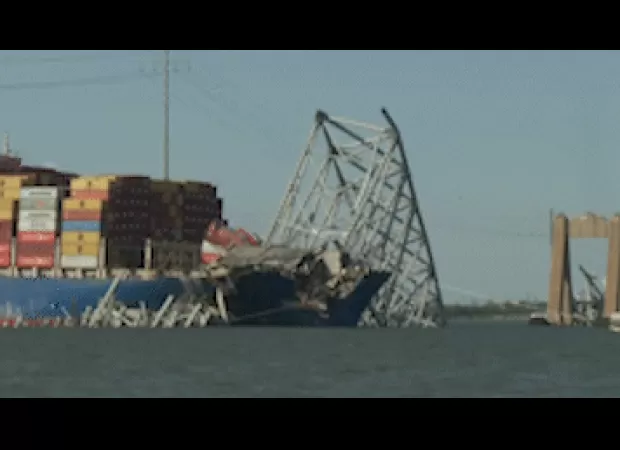 Team destroys Baltimore bridge in controlled manner.