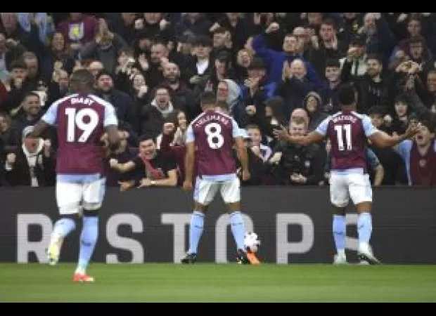 Late substitute scores two goals in a thrilling match between Villa and Liverpool.