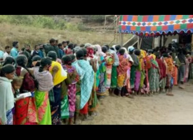 High voter participation of 76.53% seen in Odisha elections in the disputed area of Kotia.