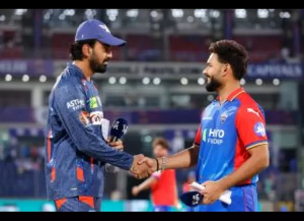 LSG won the coin toss and chose for DC to bat first in the IPL match.