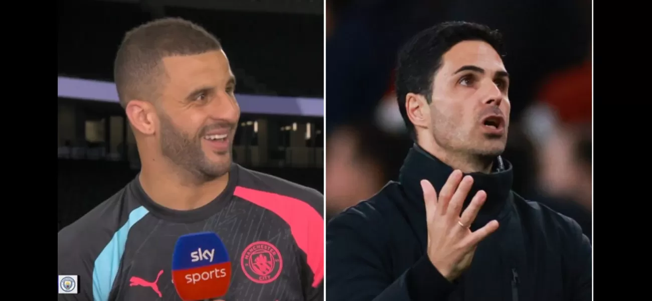 Walker makes fun of Arsenal supporters who caused disturbance with fireworks at hotel