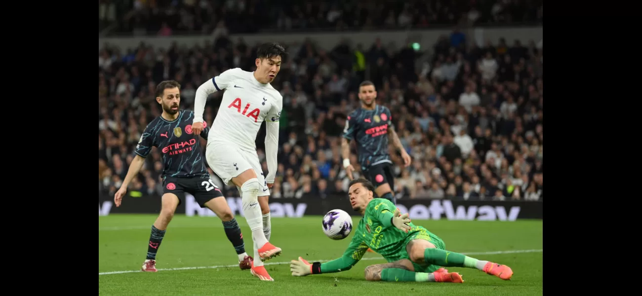Arsenal supporters accuse Son Heung-min of being responsible for his team's loss against Manchester City.