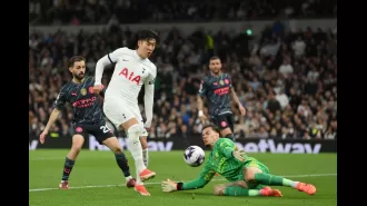 Arsenal supporters accuse Son Heung-min of being responsible for his team's loss against Manchester City.