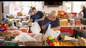 Record high food bank parcels show that hungry children are a disgrace to society.
