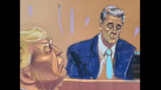 Trump was seen sleeping with his mouth open while a key witness testified in a hush money trial.