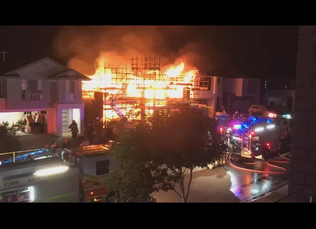 Two boys, 13 and 15, accused of starting fire that destroyed homes in Brisbane's north.