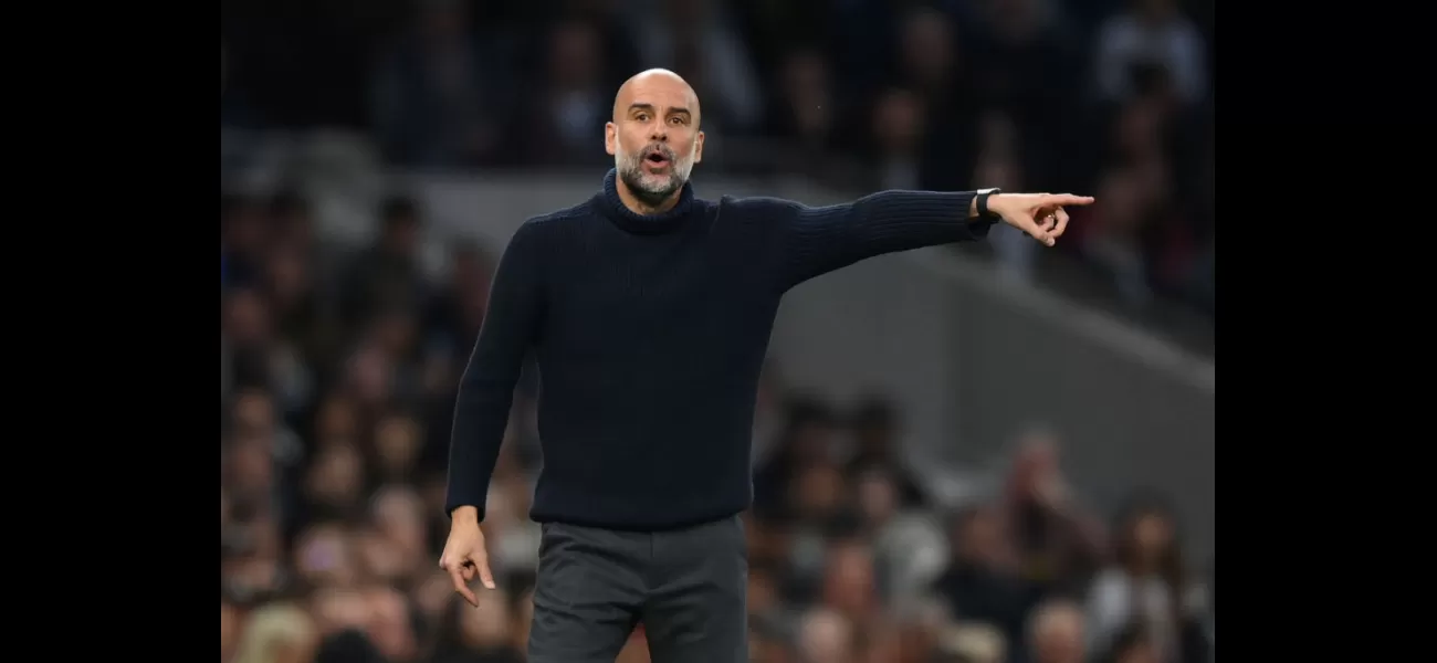 Guardiola clarifies unusual response to Son's shot being saved by Ortega.