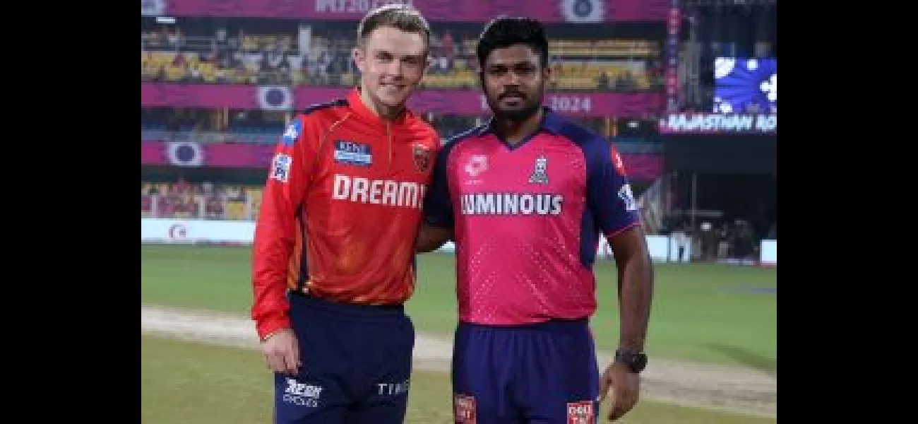 Rajasthan Royals choose to bat first against Punjab Kings and Tom-Kohler Cadmore is substituted in for Buttler.